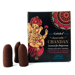 Incenso Goloka Cone/cascata - Ganesha - Gotas de Luz & Energia Divina