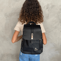 Mochila Ganguru- Preta - EL - Grazishoes