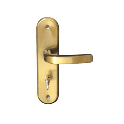 Fechadura para banheiro Stilo WC Bronze Latonado 480 - MGM - GRUPOCHIQUINHO