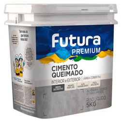 Efeito Cimento Queimado Futura – Cinza Claro – Galão 5 kg - GRUPOCHIQUINHO