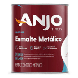 TINTA ESMALTE METÁLICO CINZA GRAFITE 3,6L ANJO - GRUPOCHIQUINHO