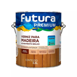 VERNIZ MARITIMO BRILHANTE INCOLOR FUTURA GALÃO - GRUPOCHIQUINHO