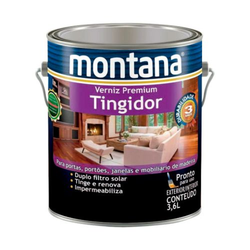Verniz Tingidor Montana Acetinado – Cor Imbuia – Galão 3,6L - GRUPOCHIQUINHO