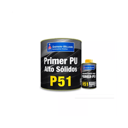 Kit Fundo Primer PU P51 750ml + Endurecedor H51 150ml Sherwin Williams Lazzuril - GRUPOCHIQUINHO