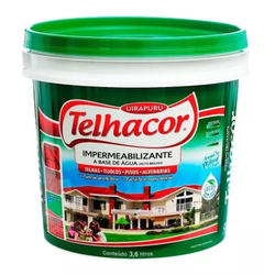 Impermeabilizante Resina Base D´água Telhacor C/brilho 3,6L PEROLA - GRUPOCHIQUINHO