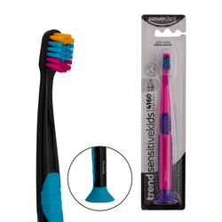 Escova De Dentes Inf Trend Sensitive Kids - Pacote com 12 un - Powerdent Profissional