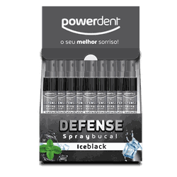 Spray Bucal Defense Ice Black 12un - PDHB INDUSTRIA COMERCIO IMPORTACAO E EXPORTACAO LTDA