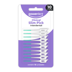 Escova Intedental Slim Pick 10 Unidades - PDHB INDUSTRIA COMERCIO IMPORTACAO E EXPORTACAO LTDA