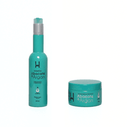 Kit Shampoo e Máscara Abacate e Argan - HAZANY COSMÉTICOS