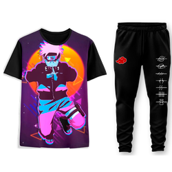 Conjuntos Camiseta + Calça Anime Japonês Ninja Dan... - HELPFULL