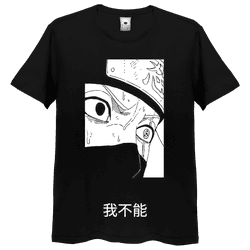 Camiseta Full 3D Ninja Mangá Anime - Preto - 6008 - HELPFULL