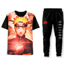 Conjuntos Camiseta + Calça Herdeiro Fogo Anime - 5... - HELPFULL