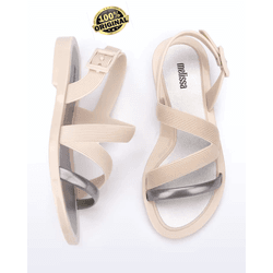 SANDÁLIA MELISSA WARM SANDAL LINDA ORIGINAL - BEGE - HILDA COSTA