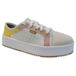 TÊNIS FEMININO MOLECA TRICOLOR - TRICOLOR - 3088 - HILDA COSTA