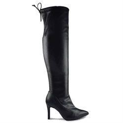 BOTA FEMININA THE KNEE OVER PRETA VIZZANO LANÇAMEN... - HILDA COSTA