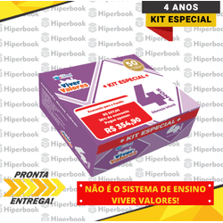 Viver Valores - Kit Especial - 4 Anos - REFORMULAD... - HIPERBOOK