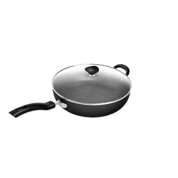 Frigideira Wok N°30 Patolux Antiaderente Preto - 0... - HOMEUTIL