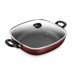Frigideira Wok N°29 Quadrada 2 Alças Antiaderente ... - HOMEUTIL