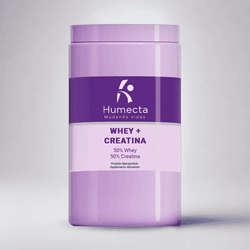 CREATINA 50% + WHEY PROTEIN 50% PÓ 300 GR - 101 - Humecta 