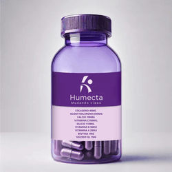 Colágeno 40MG Acido Hialuronico Calcio Vitamina C ... - Humecta 