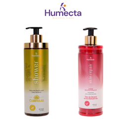 Kit 2 em 1 - Creme Hidratante, Sabonete Liquido Sh... - Humecta 