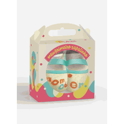 Meia Sapatilha Bebê Unissex Mom + Dad - Puket - 01... - Ia Ou