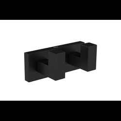 Cabide Duplo Deca Quadratta Black Matte 