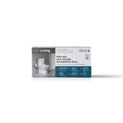 Kit Bacia com Caixa Acoplada Living Branco - KP.34... - Ideale em Casa