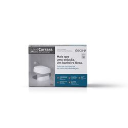 Kit Bacia Convencional Deca Carrara Branco - KP.60... - Ideale em Casa