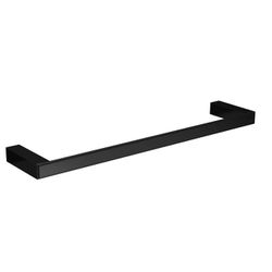 Porta Toalha Deca Barra 50cm Contemporânea Black Noir-