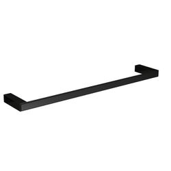 Porta Toalha Barra 60cm Contemporânea Black Noir -... - Ideale em Casa