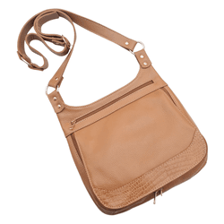 Bolsa Transversal couro castor - 413 castor - Ide by Ide