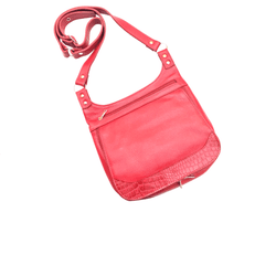 Bolsa Transversal Em Couro Vermelho - 413 vermelho - Ide by Ide