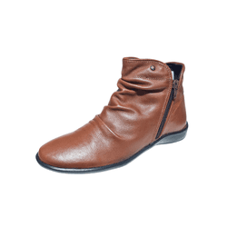 bota em couro Havana - ANG820 mogno - Ide by Ide