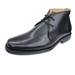 Bota De Amarrar Couro Preto - 9134 floater preto - Ide by Ide