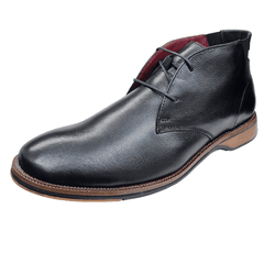 Bota De Amarrar Couro preto - 29908 preto - Ide by Ide