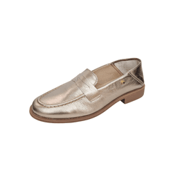 mocassim couro ouro - LUN1011 ouro - Ide by Ide