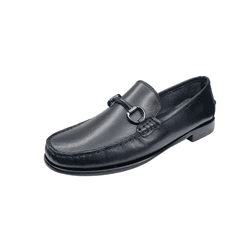 Mocassim Argentino Em Couro Preto - 10642 preto - Ide by Ide