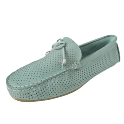 Mocassim Drive Em Couro verde - Elaine 16 verde - Ide by Ide