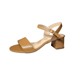 sandália couro camel - 7616 camel - Ide by Ide
