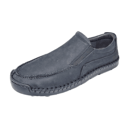 Sapato Mocassim Em Couro Preto - 7310 preto - Ide by Ide