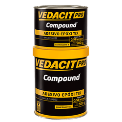 VEDACIT PRO COMPOUND ADESIVO EPOXI TIX 1 KG - ImperSelantes - Produtos Técnicos para Impermeabilização 