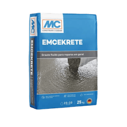 Emcekrete graute - MC Bauchemie 25 Kg - ImperSelantes - Produtos Técnicos para Impermeabilização 