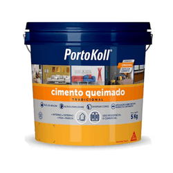 Cimento Queimado (Cores) - PortoKoll - Balde 5 kg - ImperSelantes - Produtos Técnicos para Impermeabilização 