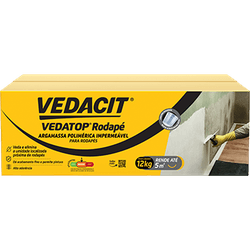 VEDACIT - VEDATOP - RODAPÉ CX 12KG - ImperSelantes - Produtos Técnicos para Impermeabilização 