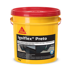 Igolflex Preto - Balde 18 kg - Sika - ImperSelantes - Produtos Técnicos para Impermeabilização 