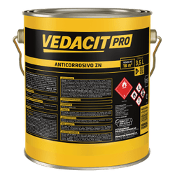 VEDACIT PRO ANTICORROSIVO ZN ARMATEC LT 3,6KG - ImperSelantes - Produtos Técnicos para Impermeabilização 