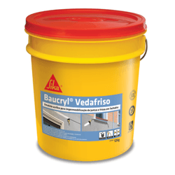 BAUCRYL VEDAFRISO - SIKA - BD 12KG - ImperSelantes - Produtos Técnicos para Impermeabilização 