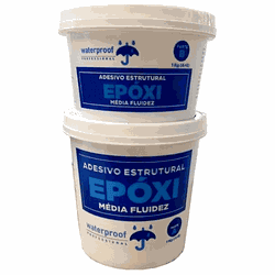 Adesivo Epoxi Estrutural - Lata 1KG - WaterProof - ImperSelantes - Produtos Técnicos para Impermeabilização 
