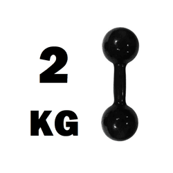 Halter Emborrachado 2Kg - Infinity Fitness - H21 - INFINITY LOJA